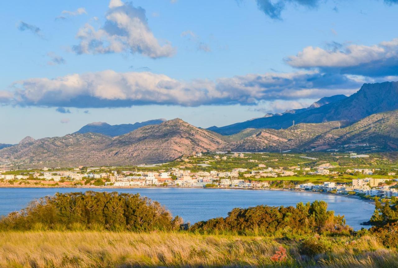 Studio Athena With Panoramic View Of Makrygialos Apartment Pilalimata ภายนอก รูปภาพ